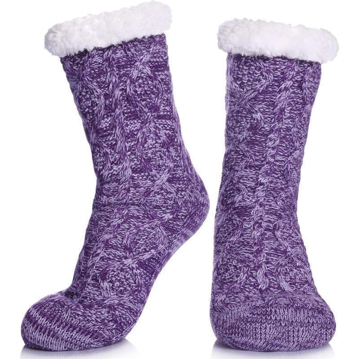 Fluffy Lined Winter Socks