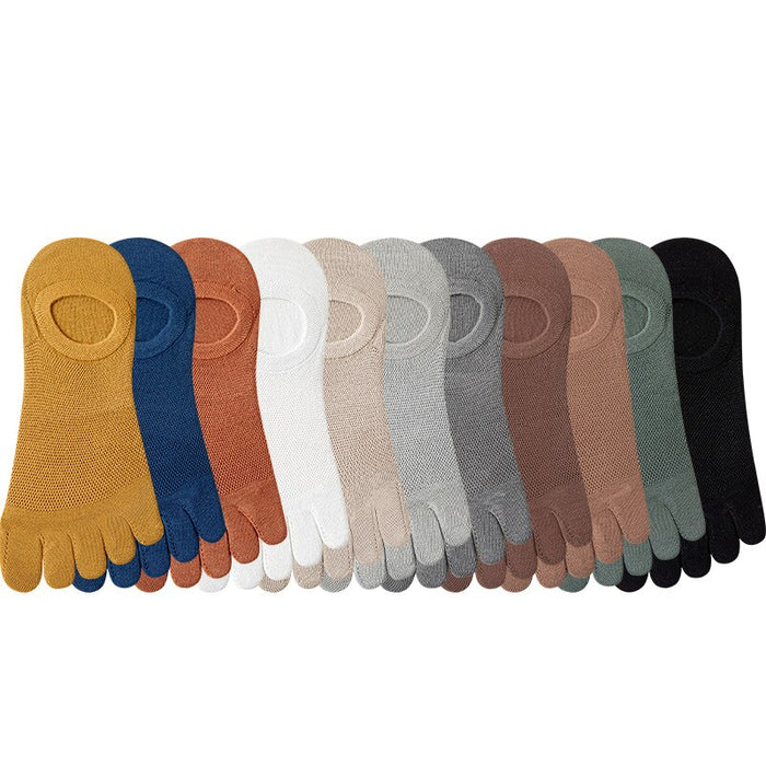 Five Finger Cotton Socks