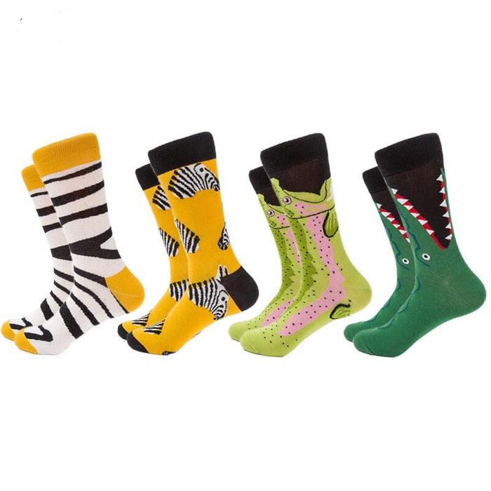 Colorful Animal Pattern Long Socks