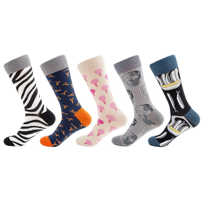 Cotton Casual Business Crew Socks