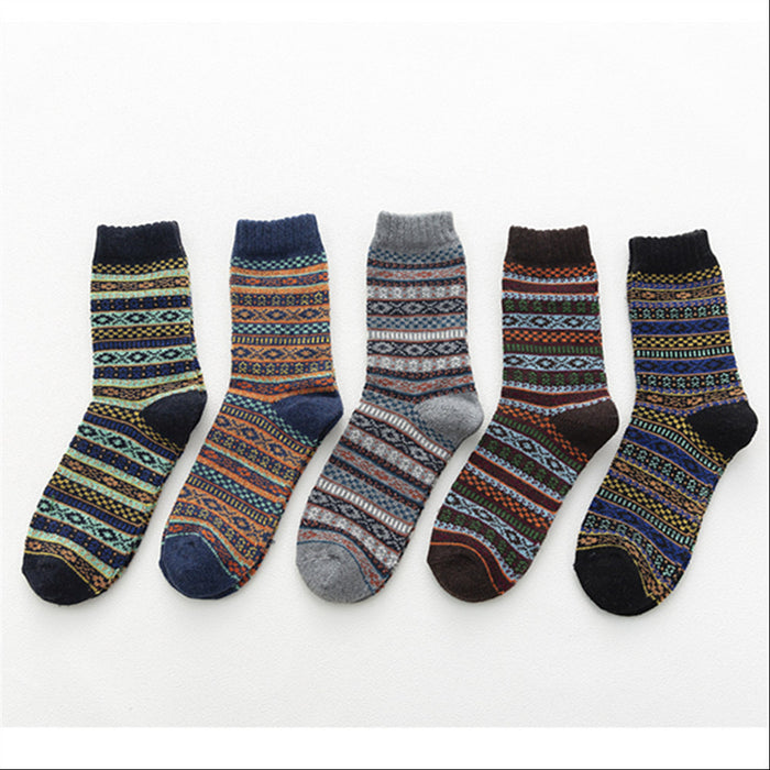5 Pairs Of Rabbit Wool Socks