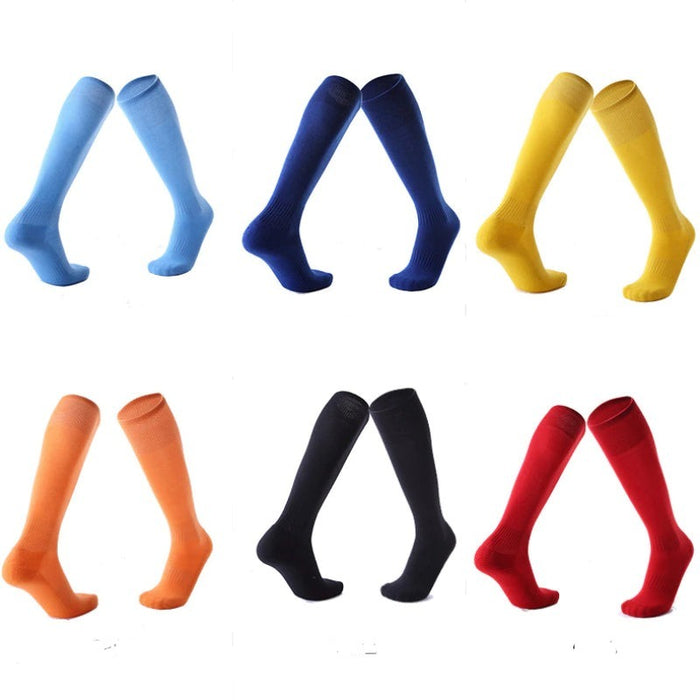 Solid Color Towel Socks For Men & Women