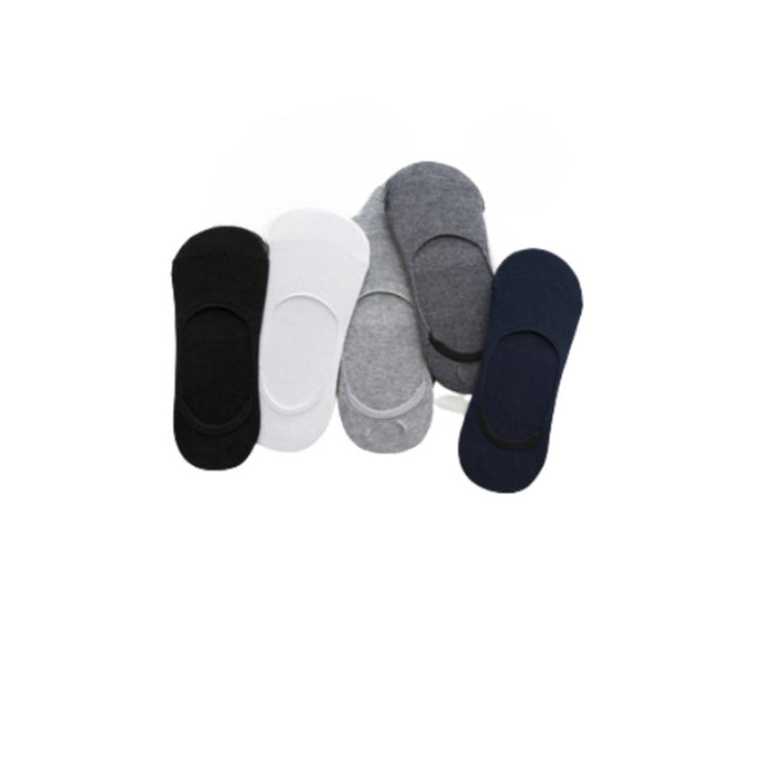 Cotton Solid Color Stealth Socks