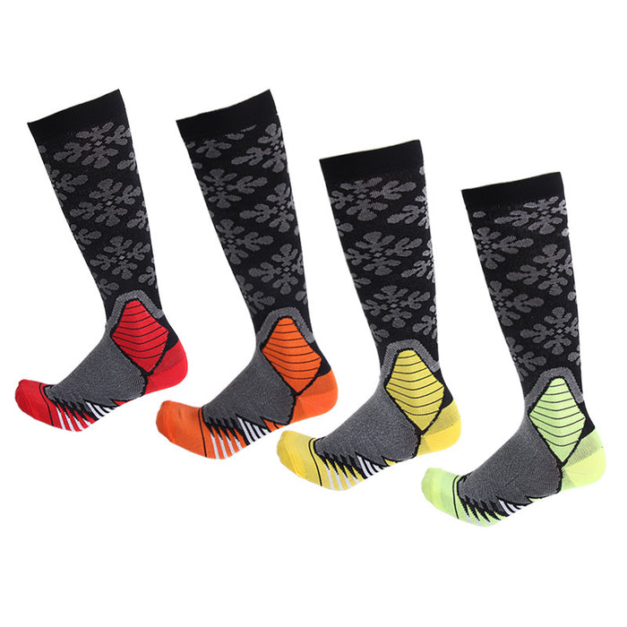 Cycling Football Compression Socks Running Compression Socks - Four Pairs