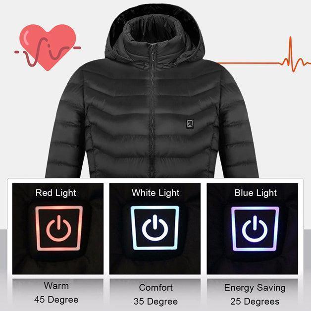 Electric Heated Hooded Jacket
