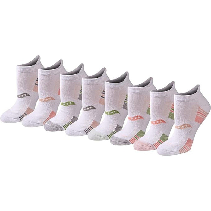 8-Pack Athletic Cushioned Socks - Low Cut and Comfortable