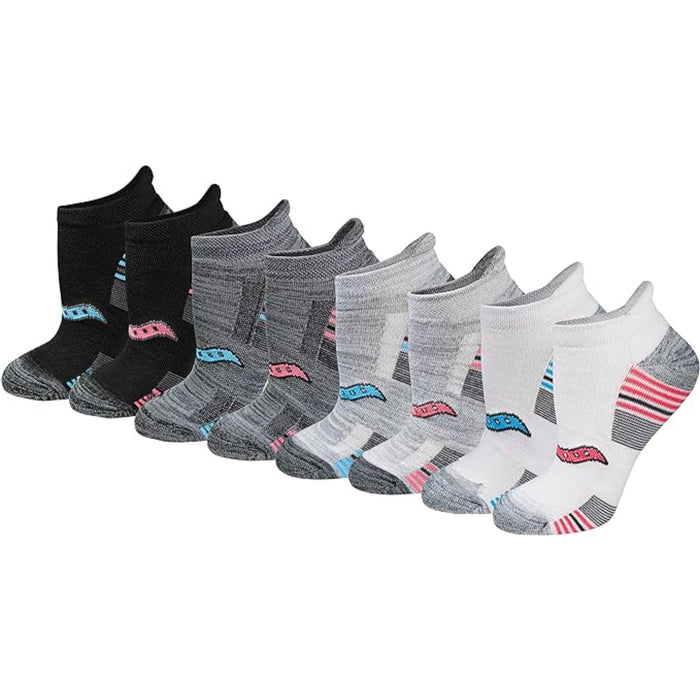 8-Pack Athletic Cushioned Socks - Low Cut and Comfortable