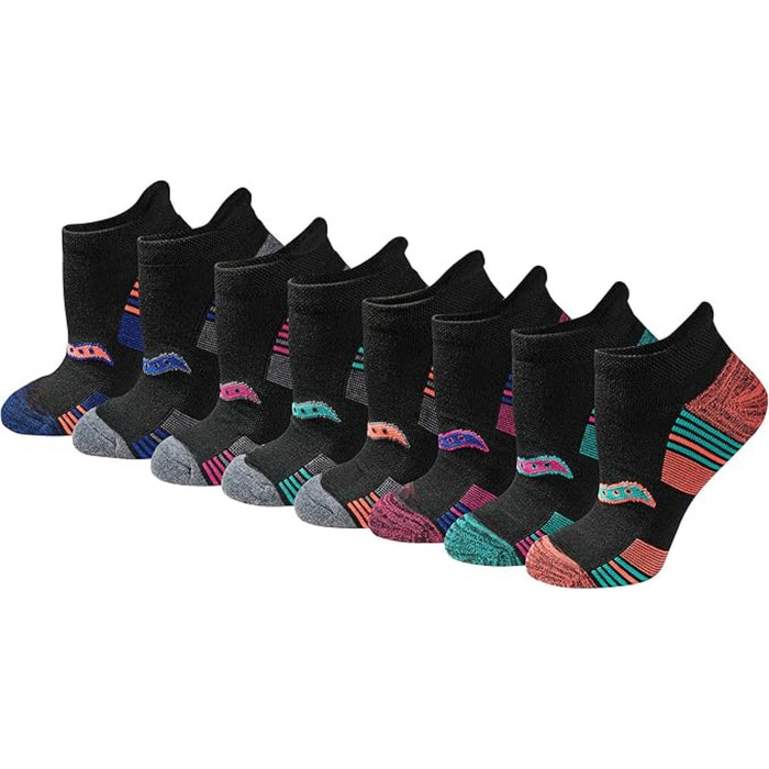 8-Pack Athletic Cushioned Socks - Low Cut and Comfortable