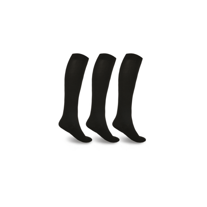Black Snug-Fit  Socks For All-Day Wear