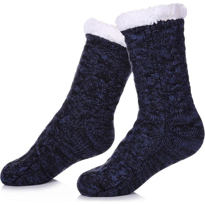 Fuzzy Style Gripper Diabetic Socks – Soft Secure and Supportive Fit