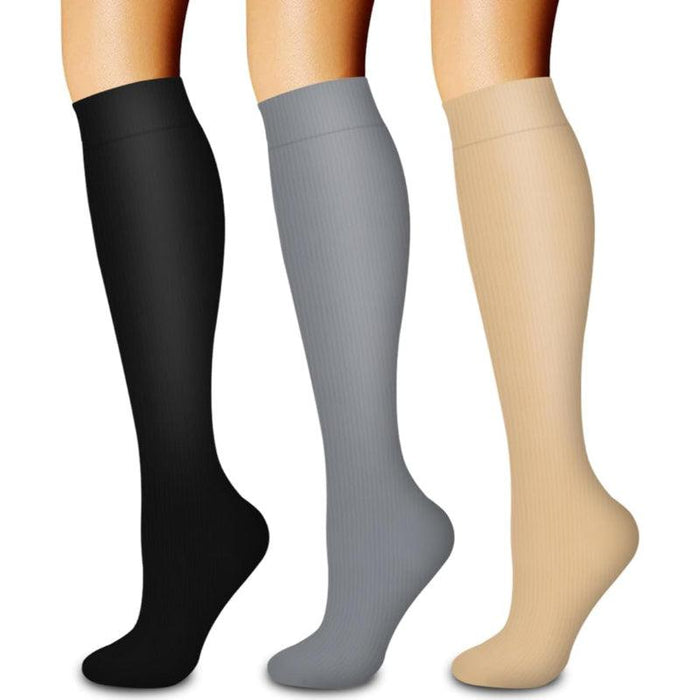 3 Pack Compression Orthopedic Socks – Durable Support for Runners