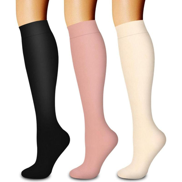 3 Pack Compression Orthopedic Socks – Durable Support for Runners