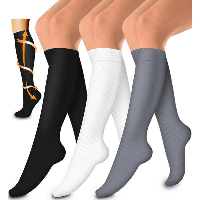 3 Pack Compression Orthopedic Socks – Durable Support for Runners