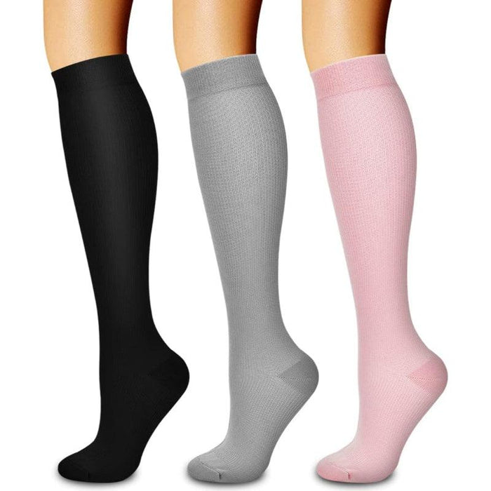 3 Pack Compression Orthopedic Socks – Durable Support for Runners