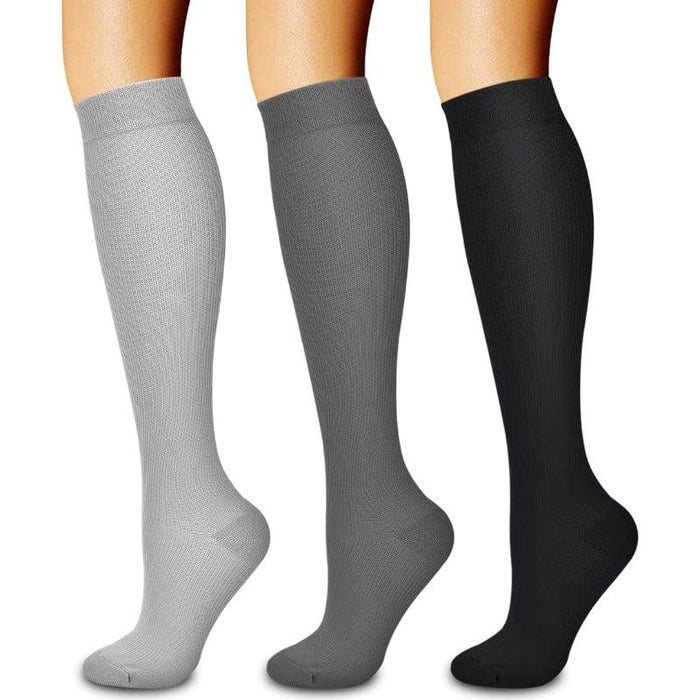 3 Pack Compression Orthopedic Socks – Durable Support for Runners