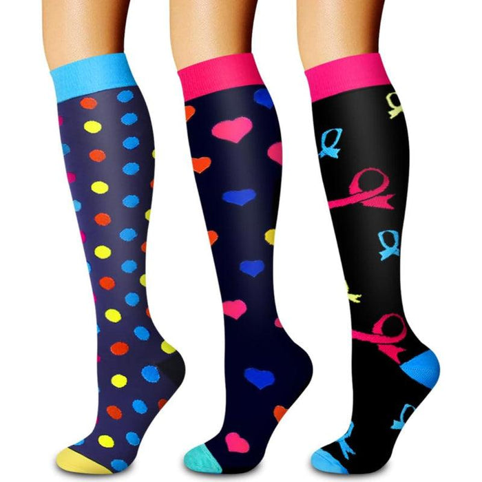 3 Pack Compression Orthopedic Socks – Durable Support for Runners