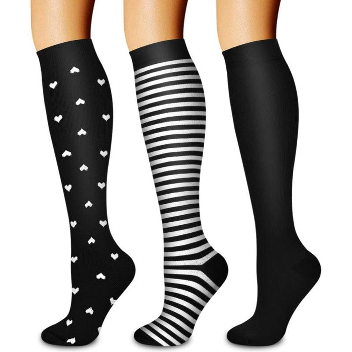 3 Pack Compression Orthopedic Socks – Durable Support for Runners