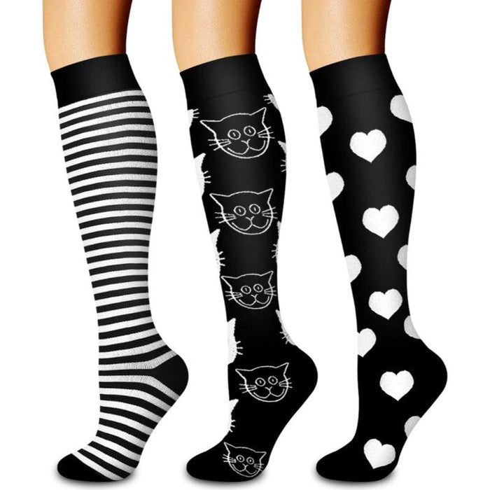 3 Pack Compression Orthopedic Socks – Durable Support for Runners