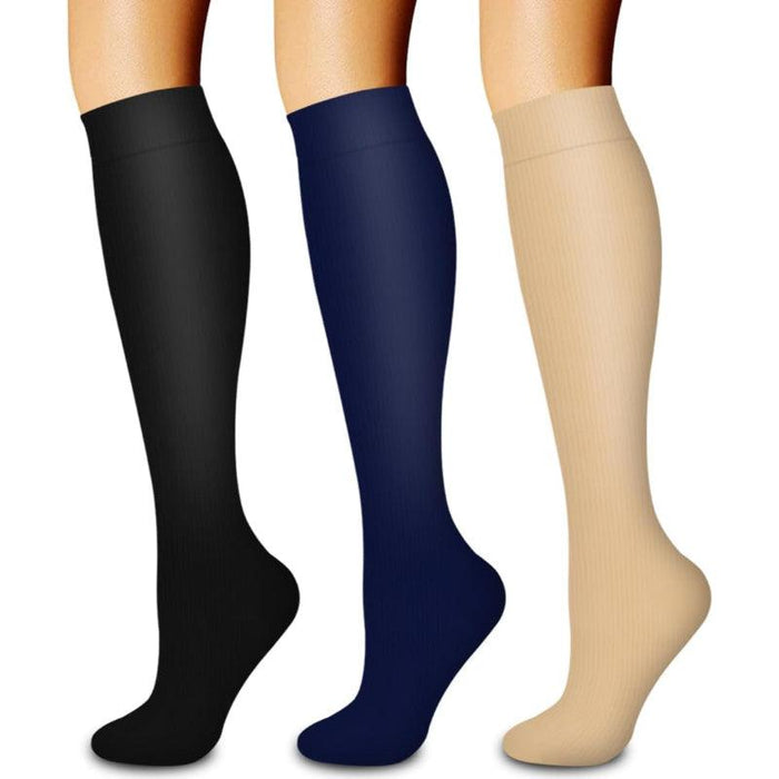3 Pack Compression Orthopedic Socks – Durable Support for Runners