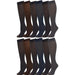 12 Pack Sheer Knee High Socks – Durable and Versatile - SOCKZ