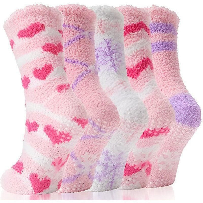 5 Pack Non-Slip Diabetic Socks – Comfortable Warm and Secure Fit