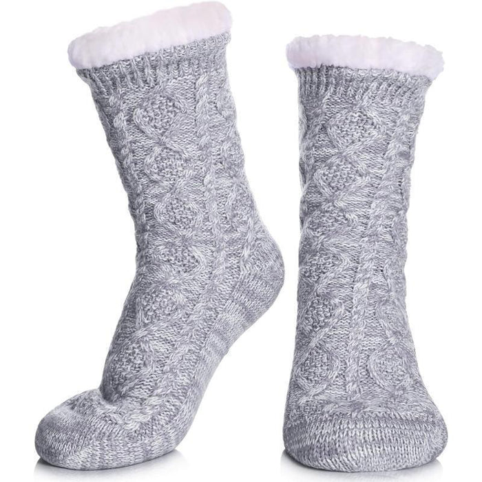 Fluffy Lined Winter Socks