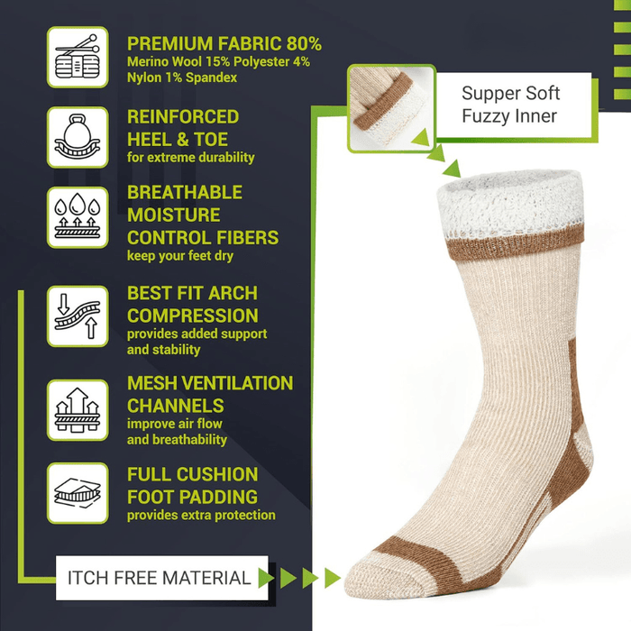 Stylish Printed Heated Socks