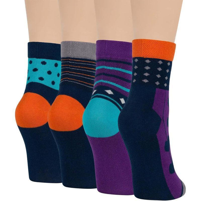 4-Pack Seamless Diabetic Socks - Ultimate Comfort and Fit