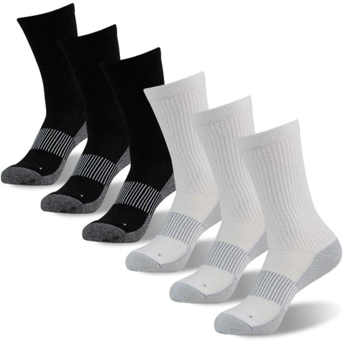 6 Pack Copper Compression Hiking Socks – Support and Freshness