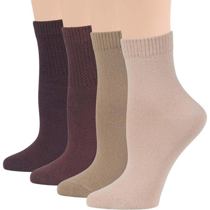 4-Pack Seamless Diabetic Socks - Ultimate Comfort and Fit