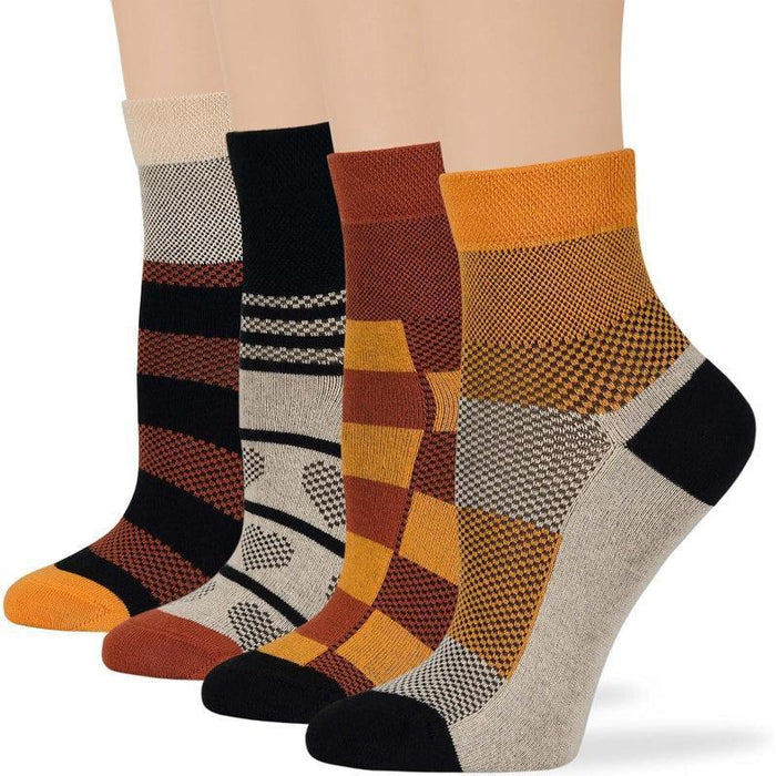 4-Pack Seamless Diabetic Socks - Ultimate Comfort and Fit