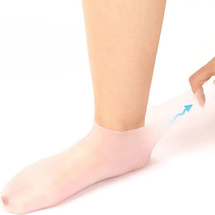 Slip Resistant Silicone Gel Socks – Deep Hydration for Dry Feet