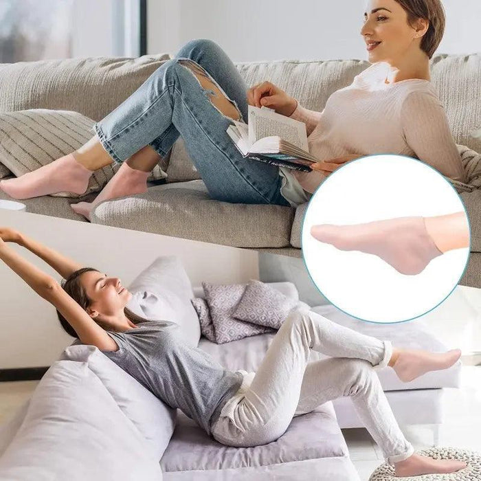 Slip Resistant Silicone Gel Socks – Deep Hydration for Dry Feet