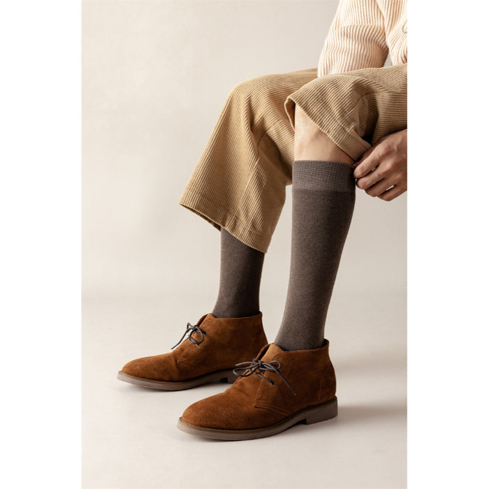 Solid Color Terry Unisex Socks