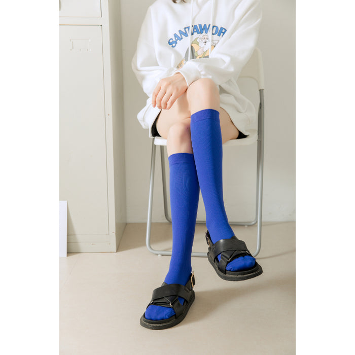 Compression Socks Candy Color Knee Socks