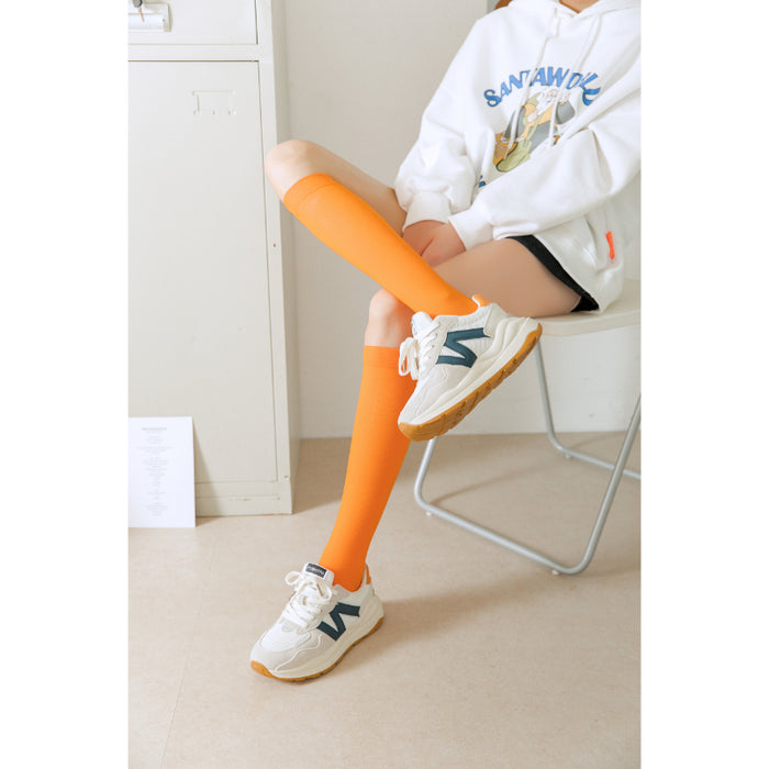 Compression Socks Candy Color Knee Socks