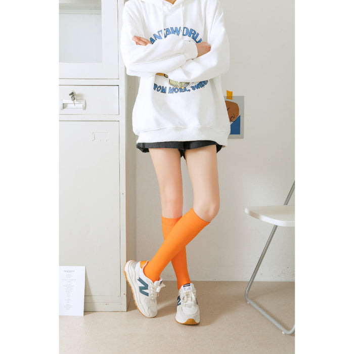 Compression Socks Candy Color Knee Socks
