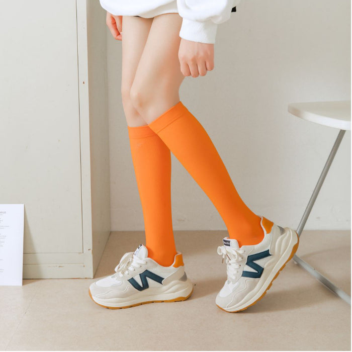 Compression Socks Candy Color Knee Socks