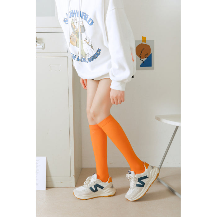 Compression Socks Candy Color Knee Socks