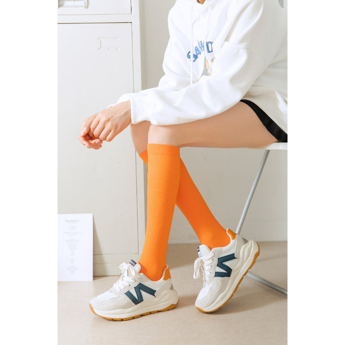 Compression Socks Candy Color Knee Socks