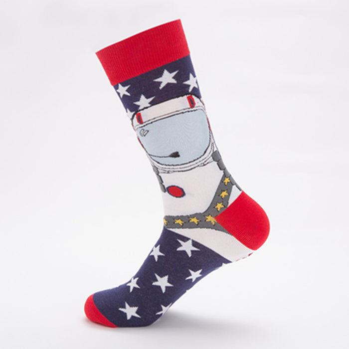 Multi Pattern Colorful Long Socks