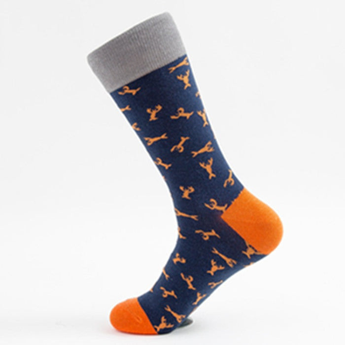 Cotton Casual Business Crew Socks