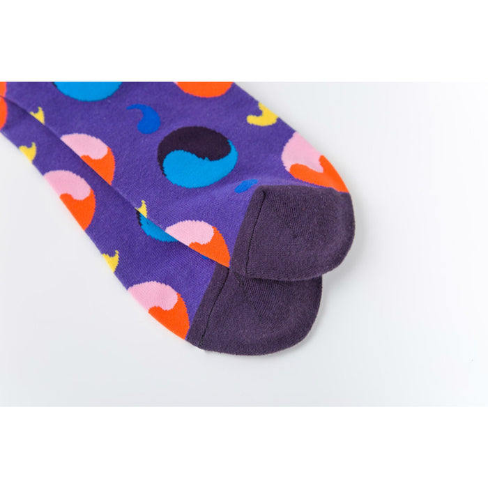 5 Pairs Pop Art Colorful Casual Sock
