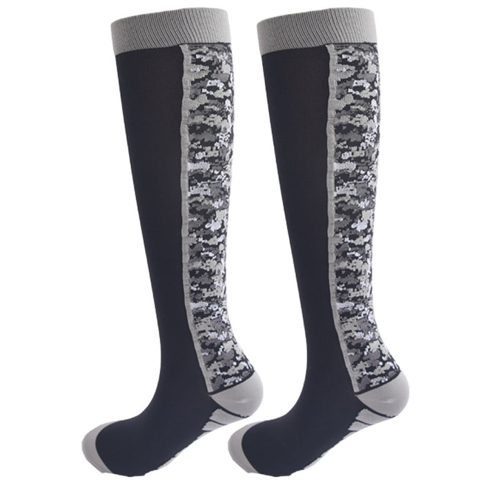 Leisure Sports Compression Socks Men's and Women's Outdoor Long Tube Compression Socks - Four Pairs