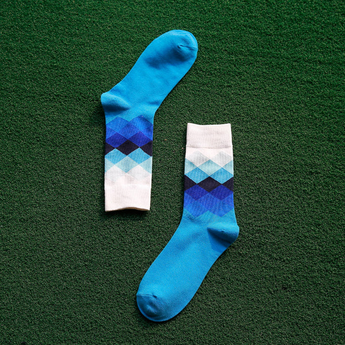 Colorful Diamond Casual Socks