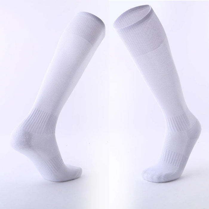 Solid Color Towel Socks For Men & Women