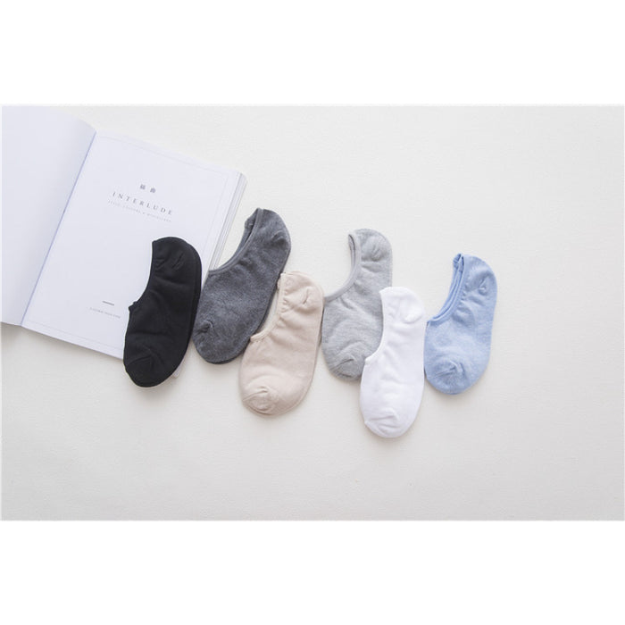 Unisex Casual Cotton Invisible Socks
