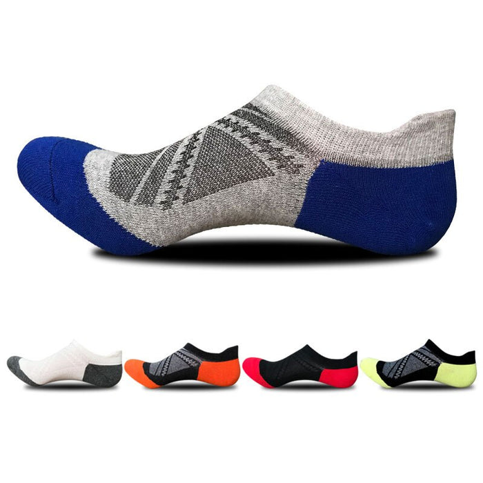 Thin Section Jacquard Boat Socks