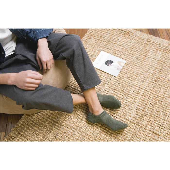Summer Solid Color Casual Cotton Socks