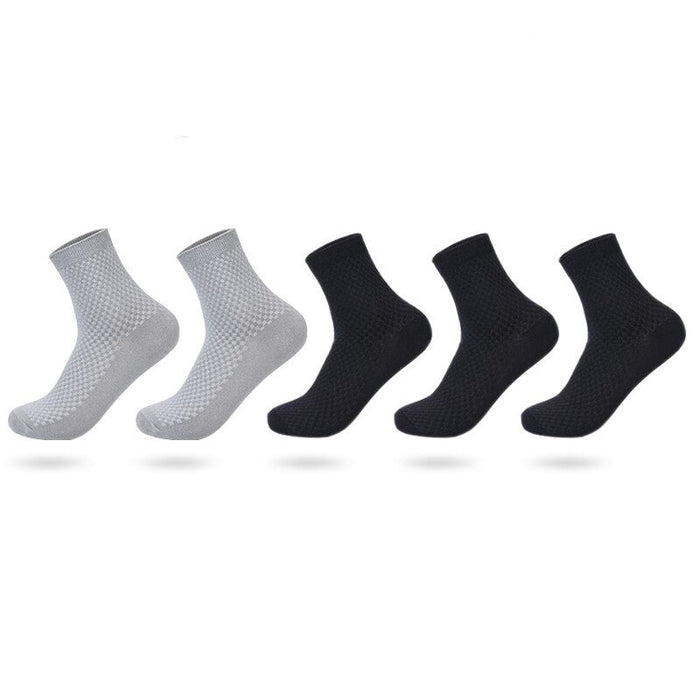 5 Pairs Of Bamboo Fiber Socks